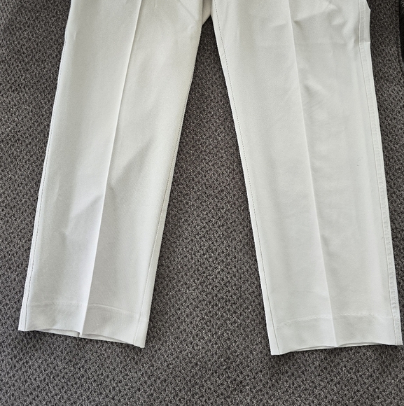 FJ Footjoy Dress Pants Mens 33x32 Beige Golf Straight Stretch Athleisure - Picture 4 of 12
